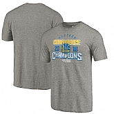 Golden State Warriors Fanatics Branded 2018 Western Conference Champions Catch and Shoot Tri Blend T-Shirt Gray,baseball caps,new era cap wholesale,wholesale hats